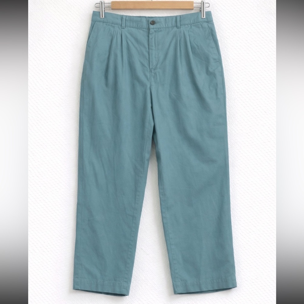 Vintage Orvis Pleated Trousers | Made in USA | Ankle-Culotte length | Size 16